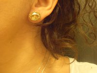Swarovski Oval Crystal Earrings | Filigree Studs | Wedding Jewelry