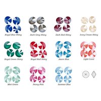 Swarovski Clear Crystal Stud Earrings | Antique Silver Bridal Jewelry