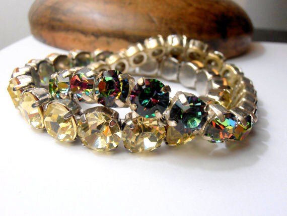 Austrian Cystals Stretch Bracelets | Women Stacking Jewelry Gift