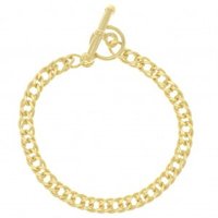 Stacking Chain Bracelets in Real Gold Plated | Personalized Gift, Letter Charm | Valentine's Day Gift for Girlfriend