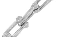 Chunky Horseshoe Stainless Steel Chain Bracelet - U Shape, Thick Link Novelty Chain - Silver Jewelry - Unique Gift for Wife