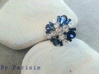 Blue Sapphire Brooch for Clothes Rhinestone Pin | Scarf Brooches 