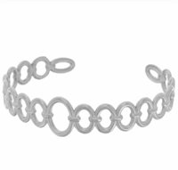 Stainless Steel Gold Cuff Bracelet | Geometric Bangle for Christmas Gift
