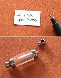 Matching Couple Bracelets: Stainless Steel Love Note Jewelry Set
