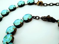 Anna Wintour Tennis Necklace in Antique Bronze | Jewelry Set