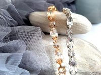 Crystal Clear Tennis Bracelet | Wedding Day Jewelry for Brides | Bridesmaid Gifts