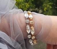 Crystal Clear Tennis Bracelet | Wedding Day Jewelry for Brides | Bridesmaid Gifts
