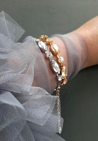 Crystal Clear Tennis Bracelet | Wedding Day Jewelry for Brides | Bridesmaid Gifts
