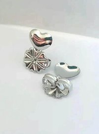 Earring Lifter Backs for Heavy Earrings | Stainless steel Earring Support for Stretched Ear lobs