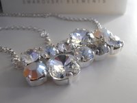 Multicolor Statement Bar Pendant, Cushion Cut Necklace 4470 12mm, Bohemian Silver Jewelry, Birthday gift for her
