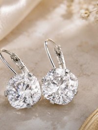 Crystal Wedding Earrings | Swarovski Bridal Earring Set | Old Hollywood Bride