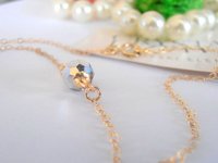 Minimalist Gold fill Beaded Chain Anklet, Foot Jewelry, Sandal Charm Bracelet, Crystal Summer Accessories