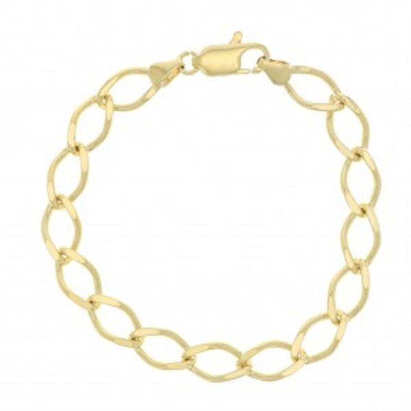 Stacking Chain Bracelets in Real Gold Plated | Personalized Gift, Letter Charm | Valentine's Day Gift for Girlfriend