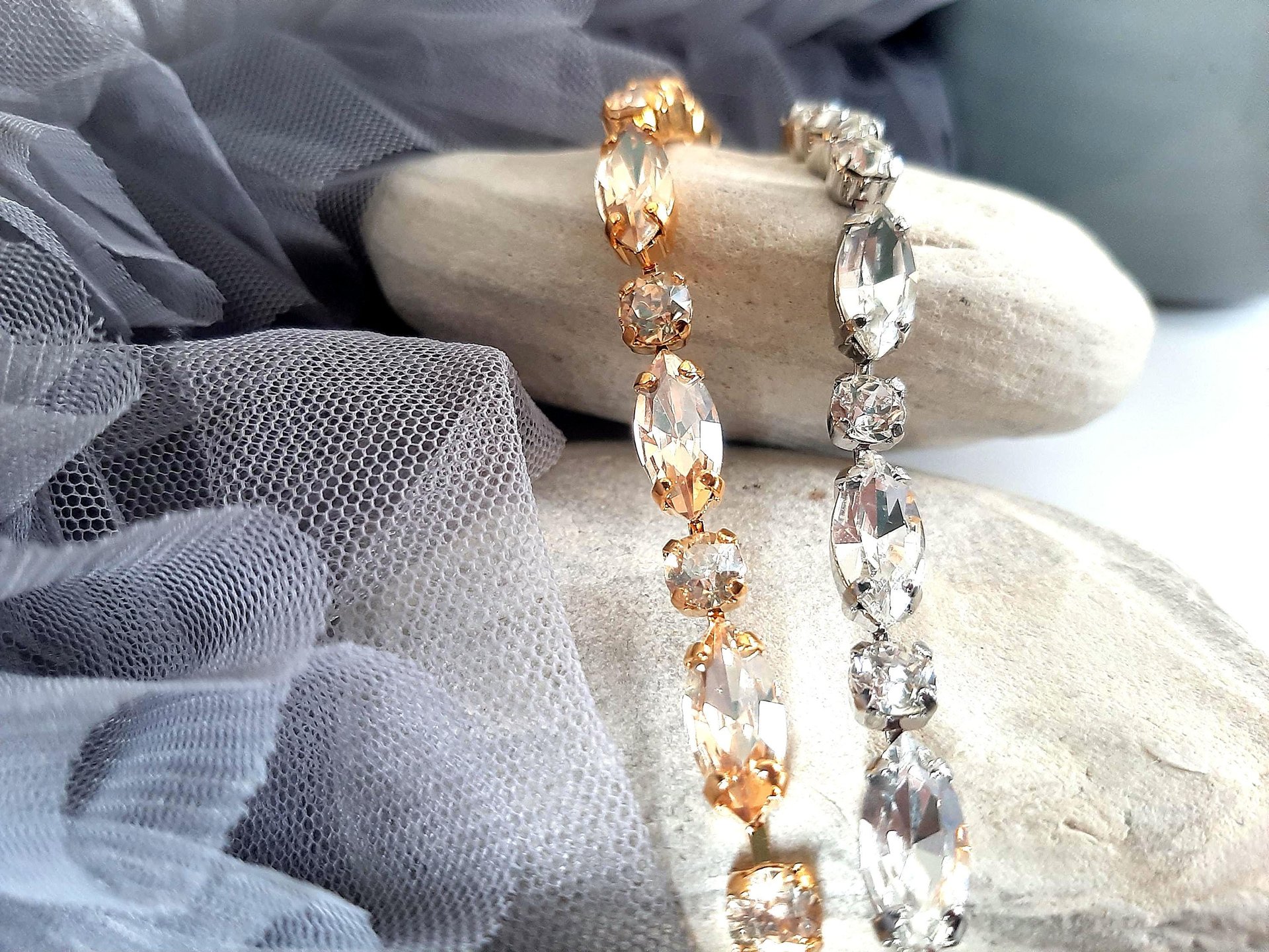 Crystal Clear Tennis Bracelet | Wedding Day Jewelry for Brides | Bridesmaid Gifts