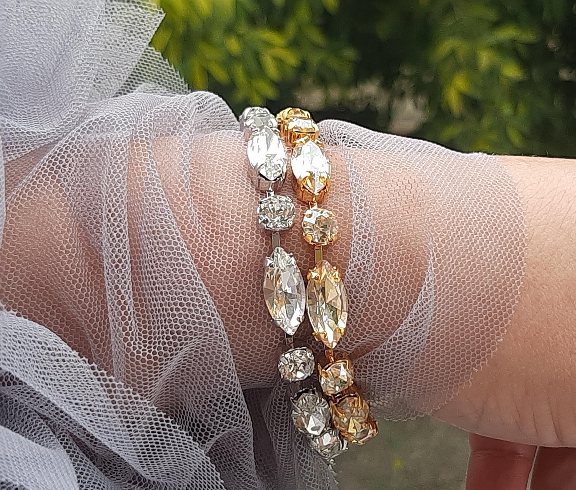 Crystal Clear Tennis Bracelet | Wedding Day Jewelry for Brides | Bridesmaid Gifts