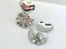 Earring Lifter Backs for Heavy Earrings | Stainless steel Earring Support for Stretched Ear lobs