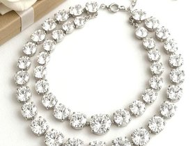 Crystal Statement Necklace: Anna Wintour Style, Bridal Choker