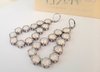 Long Chandelier Crystal Earrings